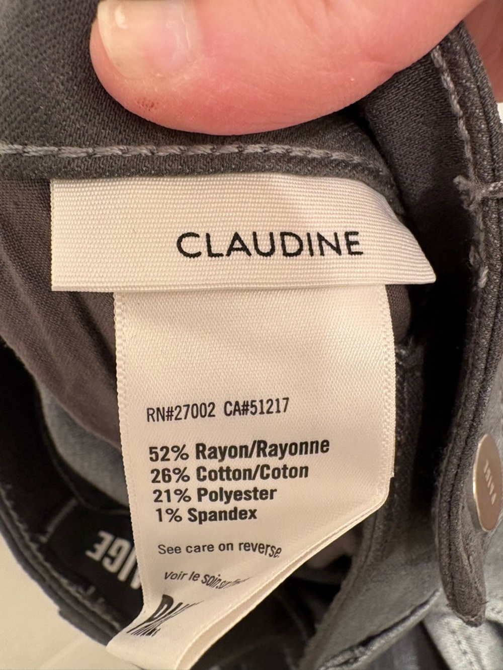 PAIGE Claudine High Waist Bootcut Jeans in Silver Shimmer Luxe Coating Size 25 - Picture 9 of 12